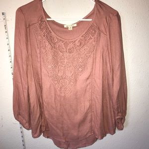 Mauve blouse